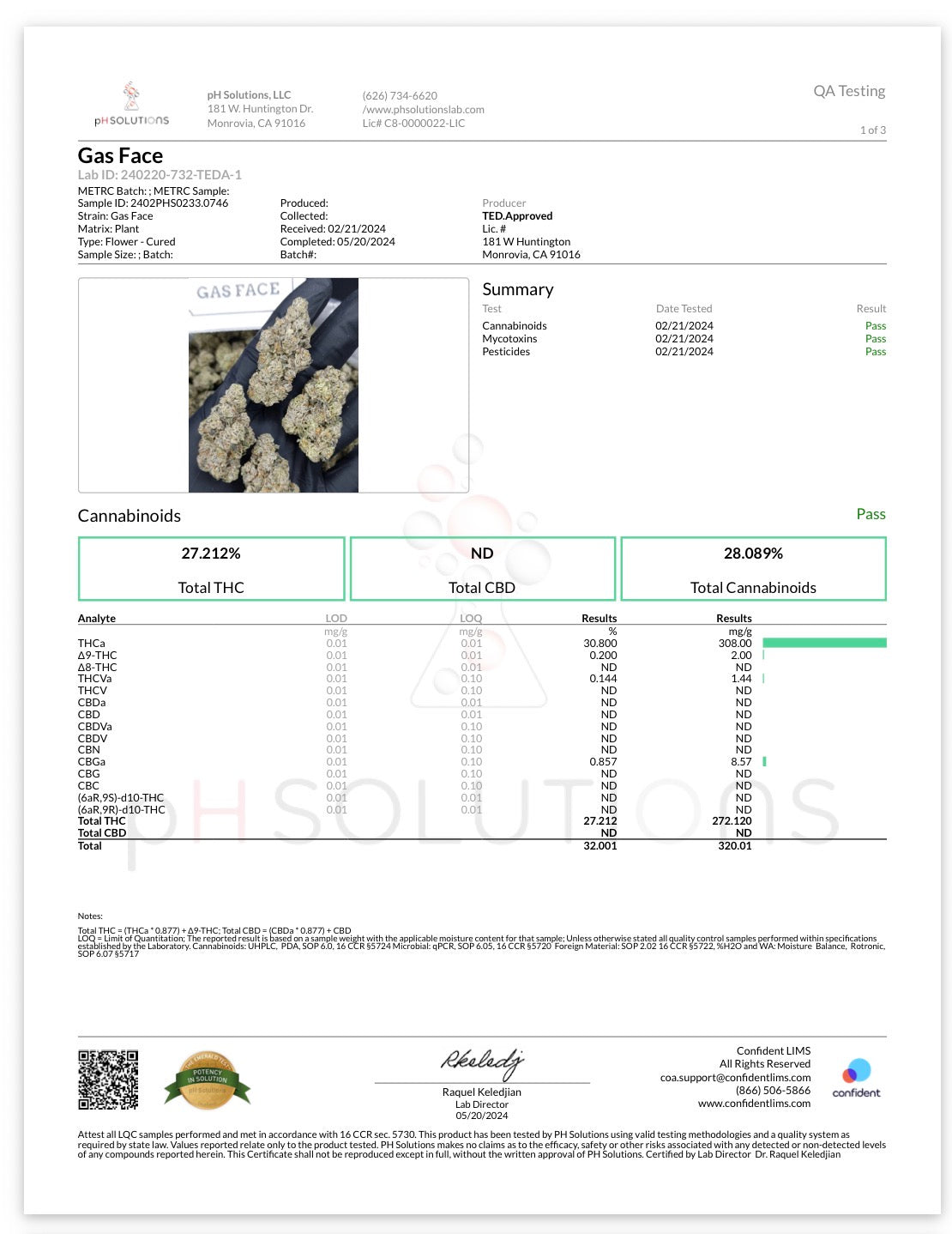 Gas House THCA Flower 3.5g